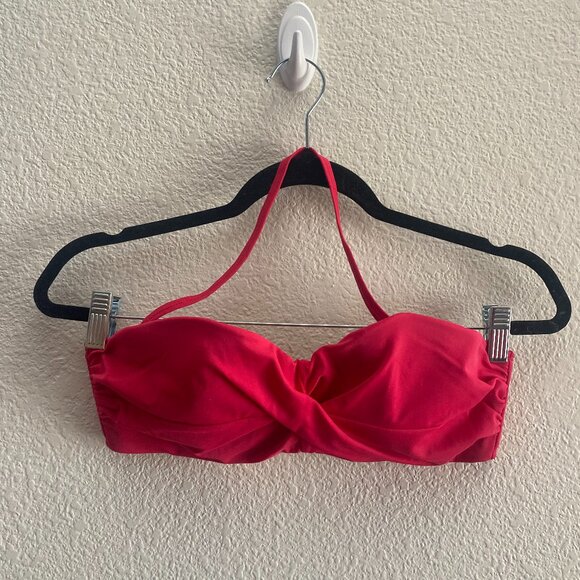 VTG Bikini Top Halter Tie 36D Victoria's Secret VS Strapless Removable Liners - Picture 1 of 3